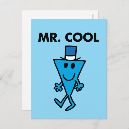 Classic Mr. Cool Pose Postkarte (Vorne/Hinten)