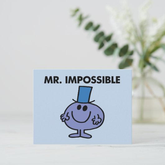 Classic Mr. Impossible Postkarte (Stehend Vorderseite)