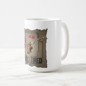 Classic Muay Thai Skeleton Fighter Tasse (VorderseiteRechts)