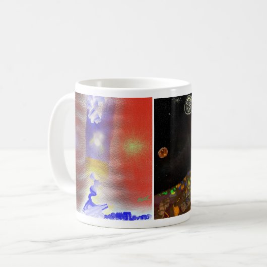 Classic Mug, 11 oz Modern Art Kaffeetasse (Vorderseite Links)