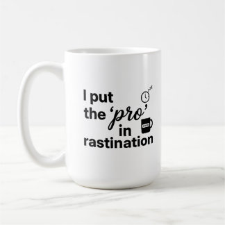 Classic Mug 15 oz - Stay Productive with Humor Kaffeetasse