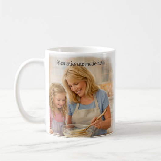 Classic Mug, Grandma Love/ Memories Are Made Here Kaffeetasse (Links)