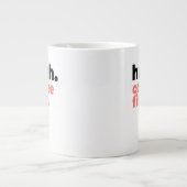 Classic Mug - Hush. Coffee First. Jumbo-Tasse (Vorderseite)