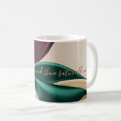 Classic mug in stylish abstract graphic kaffeetasse (VorderseiteRechts)