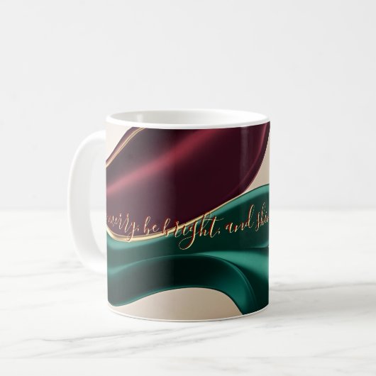 Classic mug in stylish abstract graphic kaffeetasse (Vorderseite Links)