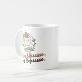Classic Mug - More Espresso. Less Depresso. Kaffeetasse (Vorderseite Links)