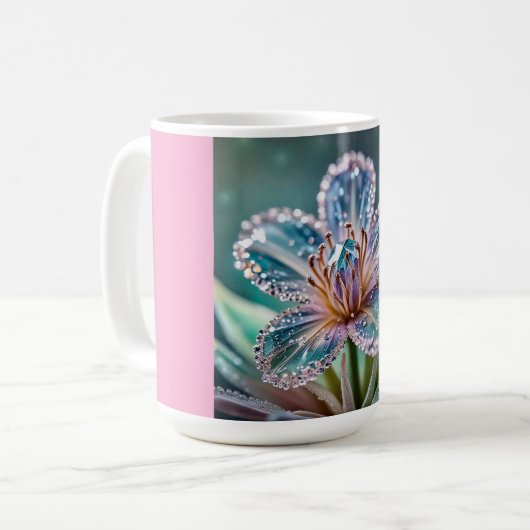 Classic Mug (Sparkle Flowers) Kaffeetasse (Vorderseite Links)
