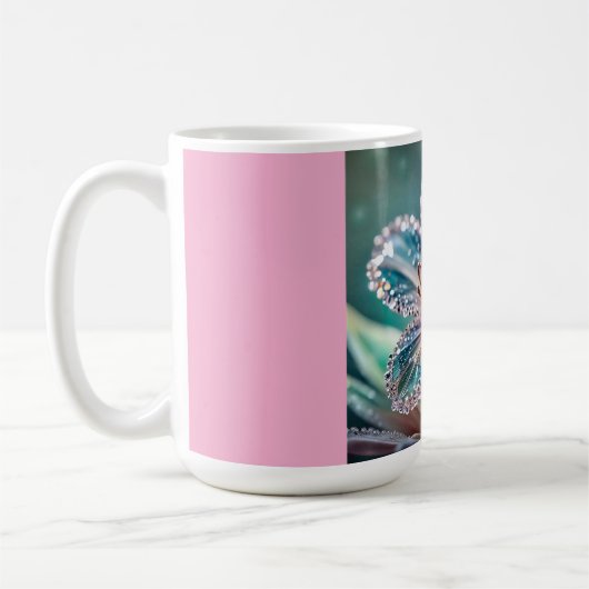 Classic Mug (Sparkle Flowers) Kaffeetasse (Links)