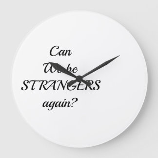 Classic Mug with novel quotes  Große Wanduhr