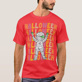 Classic Mummy 70er 80er Retro Vintag Style Hallowe T-Shirt