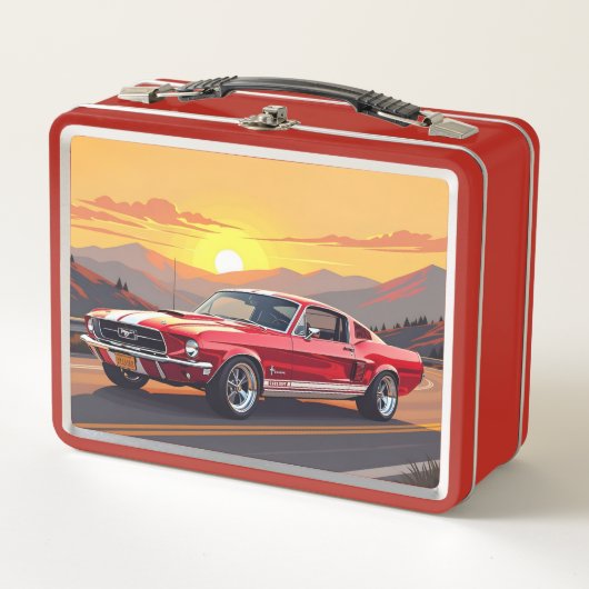 Classic Muscle Car 1967 Metall Brotdose (Vorderseite)