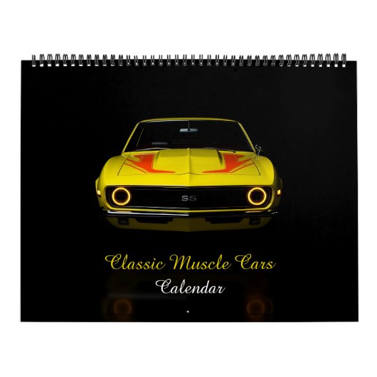 Classic Muscle Cars Kalender (Titelbild)