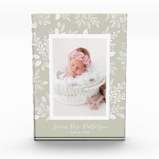 Classic Name Custom Fotoblock (Vorderseite)