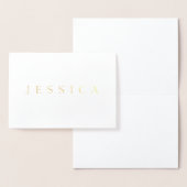 Classic Name (or word) Folienkarte (Anzeige)