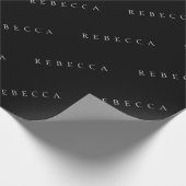 Classic Name (or word) Geschenkpapier (Ecke)