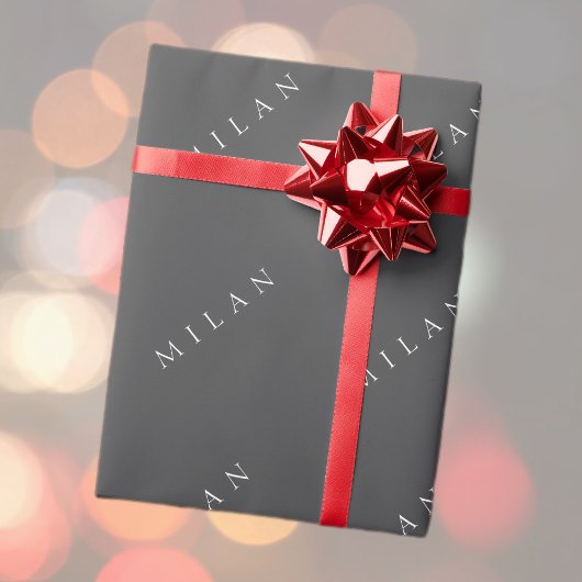 Classic Name (or word) Geschenkpapier
