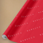 Classic Name (or word) Geschenkpapier