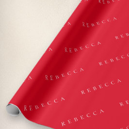 Classic Name (or word) Geschenkpapier