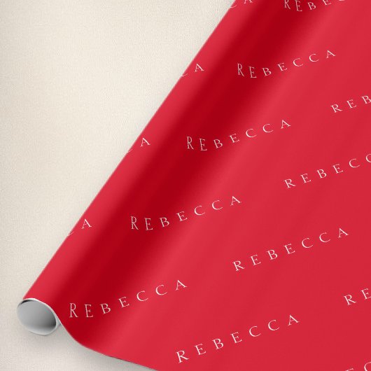 Classic Name (or word) Geschenkpapier