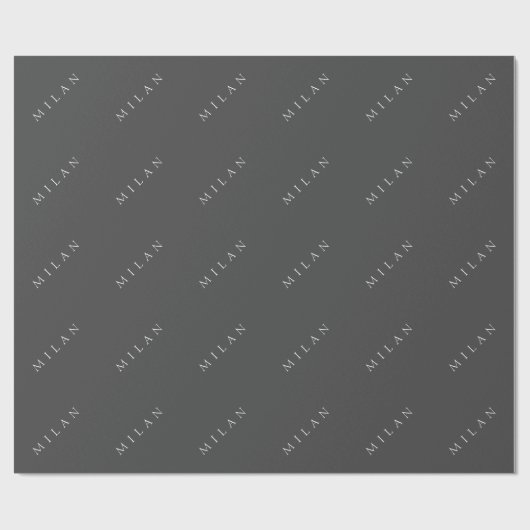 Classic Name (or word) Geschenkpapier (Flach)