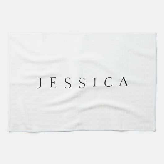 Classic Name (or word) Geschirrtuch (Horizontal)