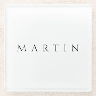 Classic Name (or word) Glasuntersetzer