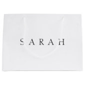 Classic Name (or word) Große Geschenktüte (Vorderseite)