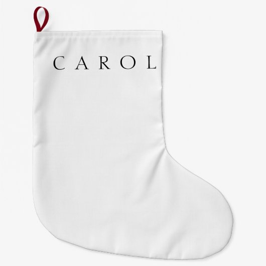Classic Name (or word) Großer Weihnachtsstrumpf (Vorderseite)