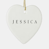 Classic Name (or word) Keramik Ornament (Rechts)