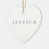 Classic Name (or word) Keramik Ornament (Links)