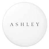 Classic Name (or word) Keramikknauf (Vorderseite)