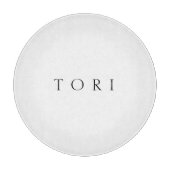 Classic Name (or word) Schneidebrett (Vorderseite)