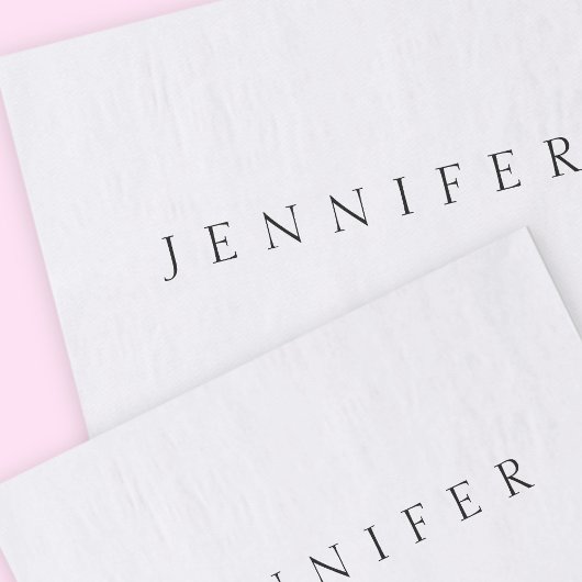 Classic Name (or word) Seidenpapier