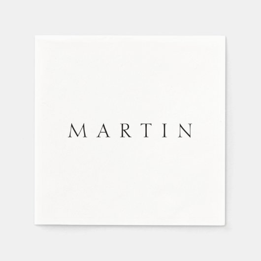 Classic Name (or word) Serviette (Vorderseite)