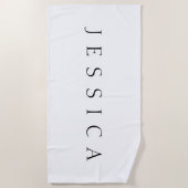 Classic Name (or word) Strandtuch (Vorderseite)