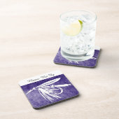 "Classic Nass Fly - Lila" Foreut Fly Untersetzer (Rechte Seite)