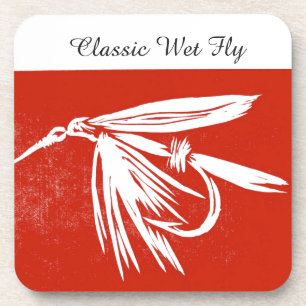 "Classic Nass Fly - Red" Foreut Fly Untersetzer