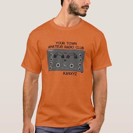 Classic National NC-183D Radio Transceiver T-Shirt (Vorderseite)