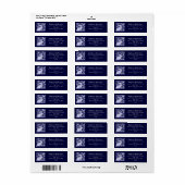 Classic Navy Blue Bunny Rabbit Birds Dedham Delft (Vorne)