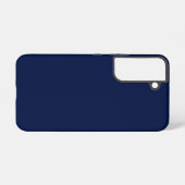 Classic Navy Blue individuell anpassbar Samsung Galaxy Hülle (Rückseite (Horizontal))