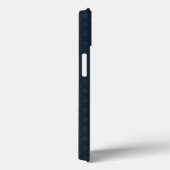 Classic Navy Blue Muster Custom Monogram iPhone 6 Case-Mate iPhone Hülle (Rückseite / Rechts)