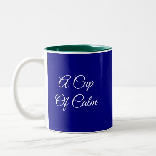Classic Navy Blue Tasse (Links)