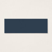 Classic Navy Blue White Elegant White Gold Geschen (Rückseite)