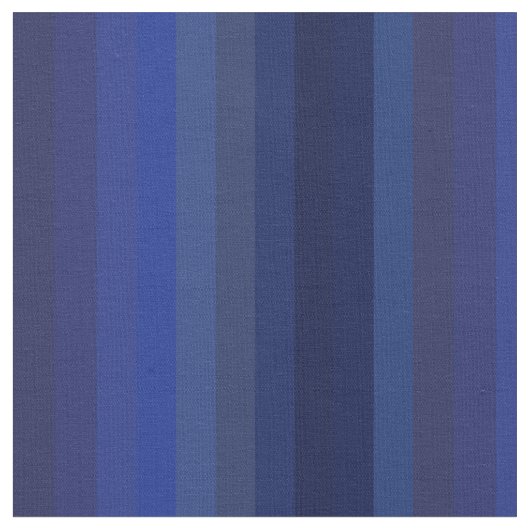 Classic Navy & Cobalt Vertical Stripes Stoff (Nahaufnahme)