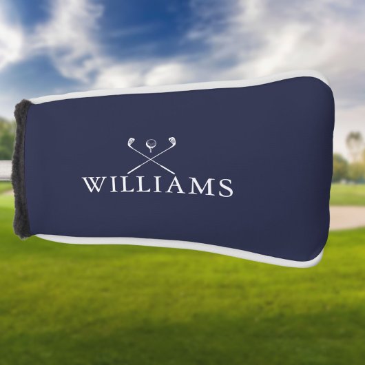 Classic Navy Personalisiert Name Golf Clubs Golf Headcover