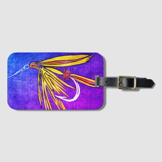 Classic Net Fly Luggage Tag Gepäckanhänger (Vorderseite (Horizontal))