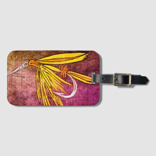 Classic Net Fly Luggage Tag Gepäckanhänger (Vorderseite (Horizontal))