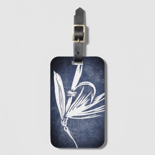 Classic Net Fly Luggage Tag Gepäckanhänger (Vorderseite Vertikal)