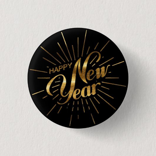 Classic New Year 2026 Pin Button (Vorderseite)