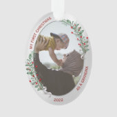 Classic Newborn 1. Weihnachtsgrandma Ornament (Vorderseite)